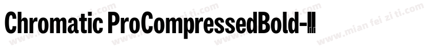 Chromatic ProCompressedBold字体转换